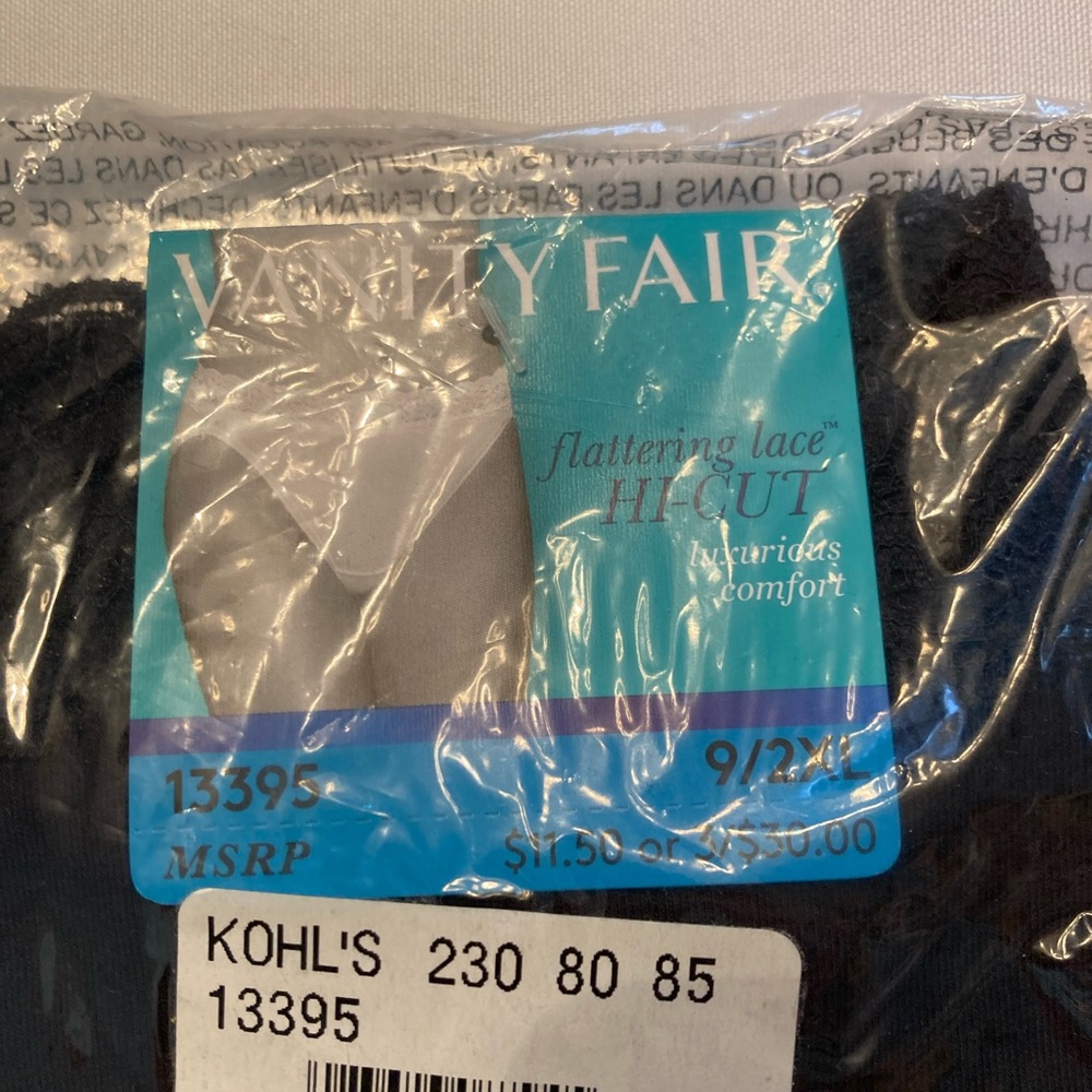 COPY - New! Hi cut panties in black